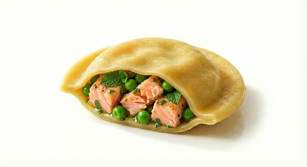 Salmon, Peas & Mint